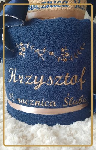 prezent na 45 rocznicę ślubu haftyok.pl